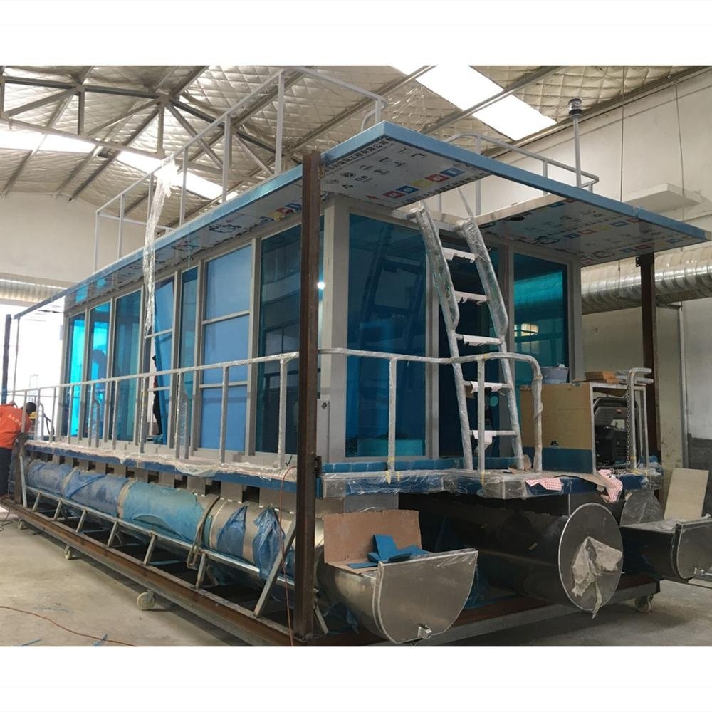 37m Aluminum Passenger Tourist Pontoon Boat with House
